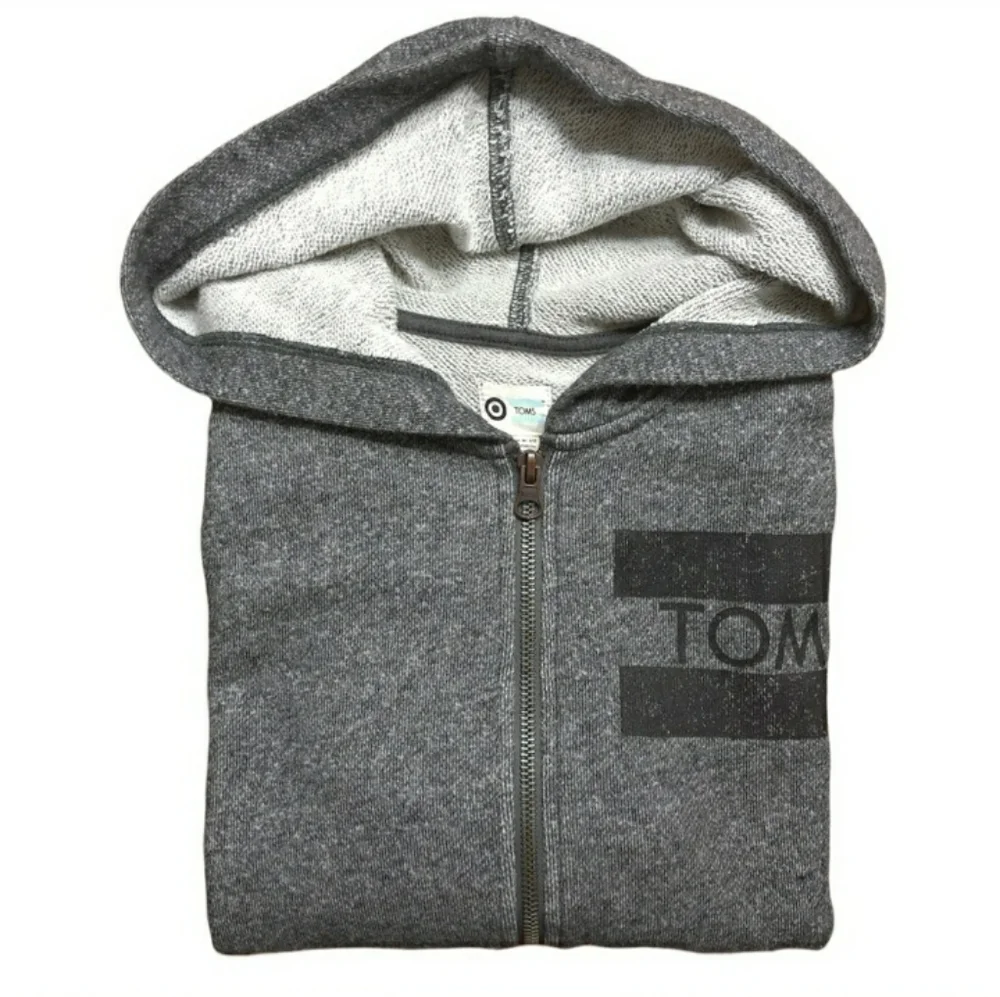 TOMS & TARGET Collaboration Boy’s Zip Front Hooded Jacket Sz Medium (8-1…